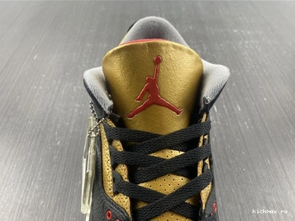 Rep Cement SoftTouch Gold Retro 3832 3 Black CK9246- Jordan 1014
